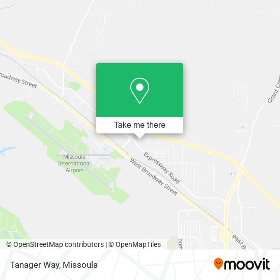 Tanager Way map