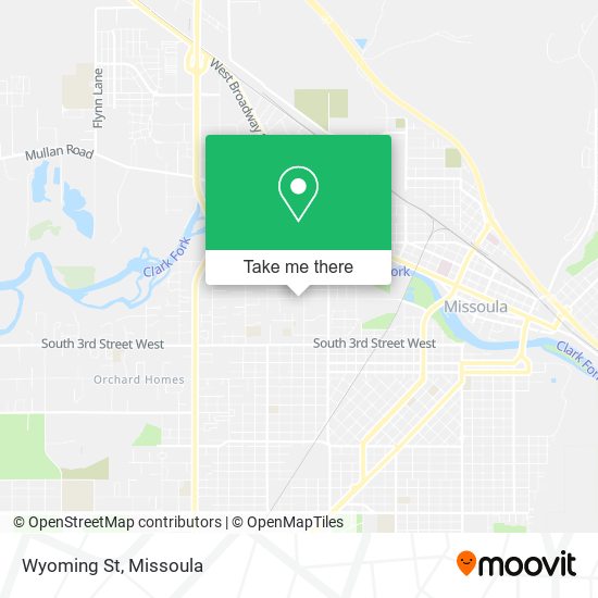 Wyoming St map