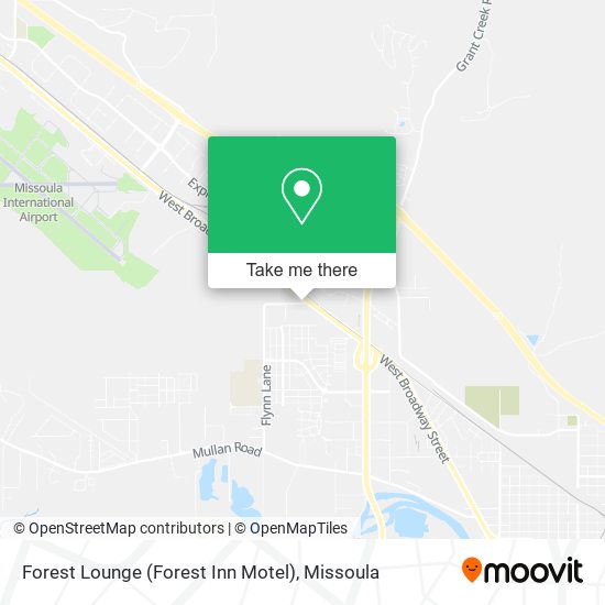 Mapa de Forest Lounge (Forest Inn Motel)