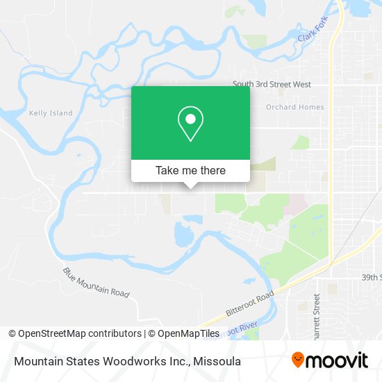 Mountain States Woodworks Inc. map