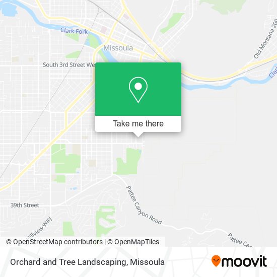 Orchard and Tree Landscaping map