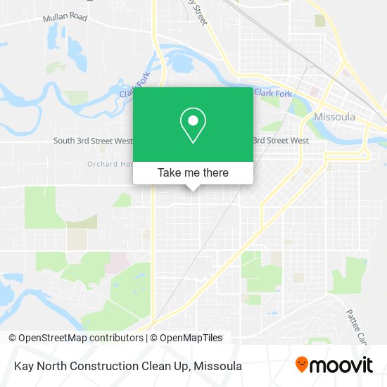 Mapa de Kay North Construction Clean Up