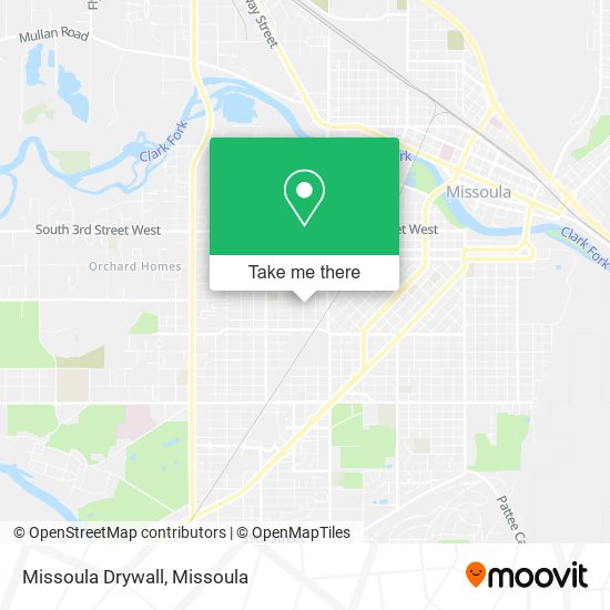 Missoula Drywall map