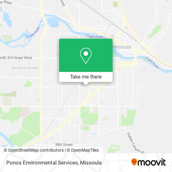 Ponos Environmental Services map