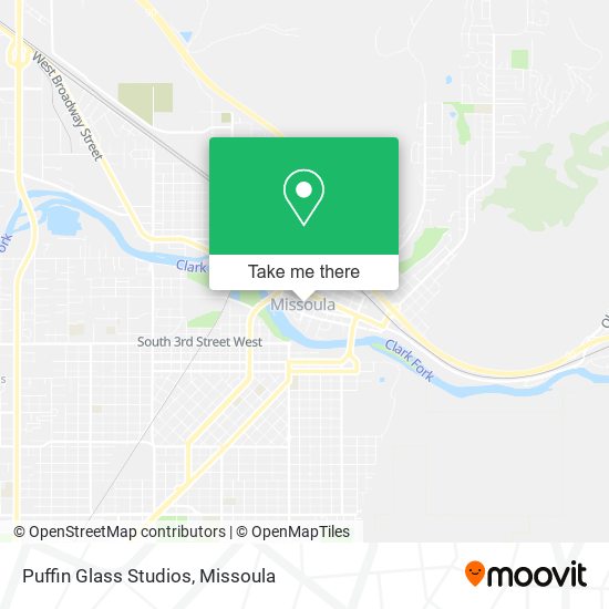 Mapa de Puffin Glass Studios