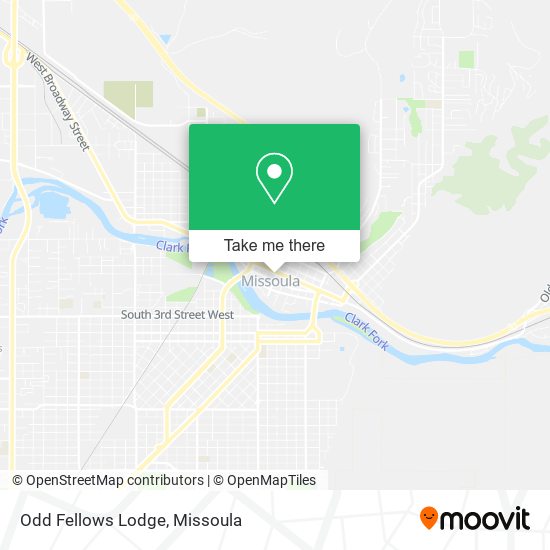 Odd Fellows Lodge map