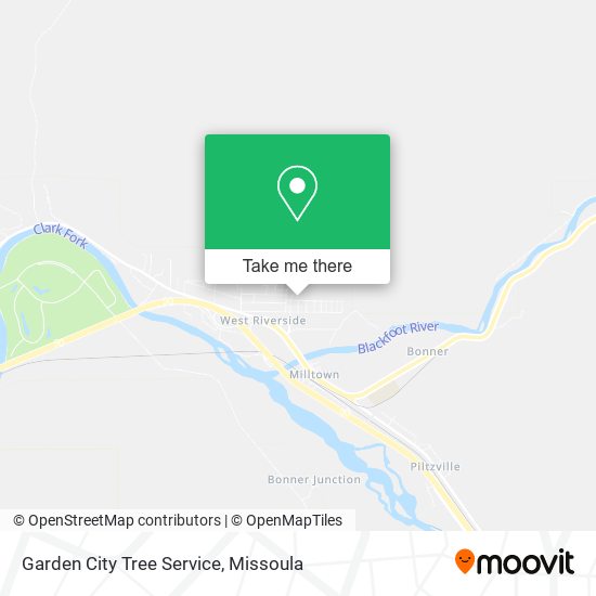 Garden City Tree Service map