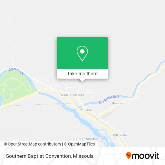 Mapa de Southern Baptist Convention