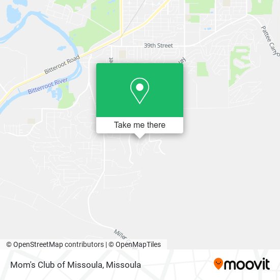 Mom's Club of Missoula map