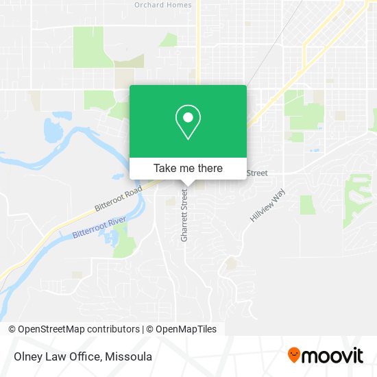 Olney Law Office map