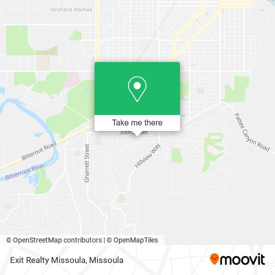 Exit Realty Missoula map