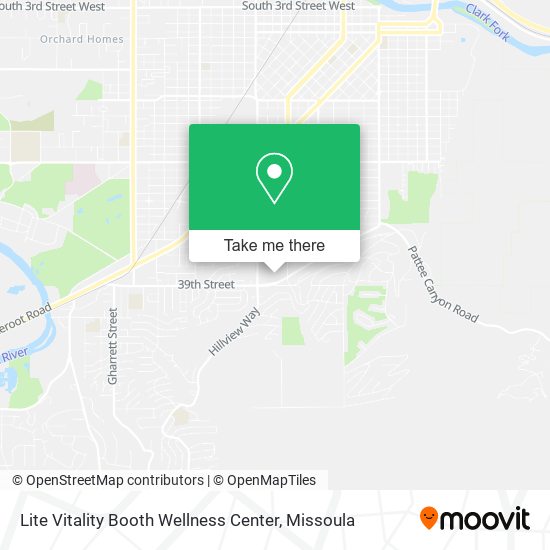 Lite Vitality Booth Wellness Center map