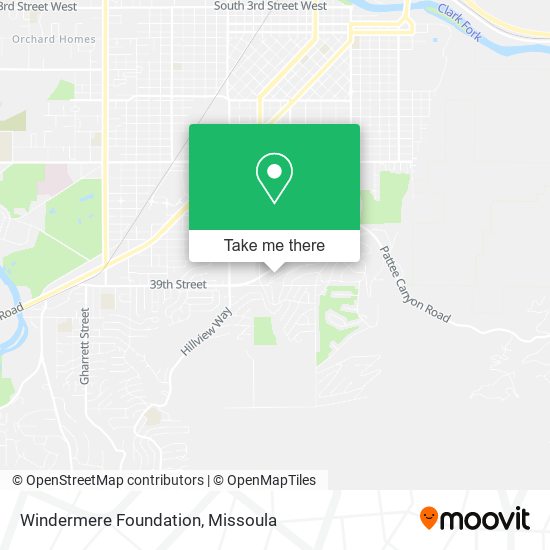 Windermere Foundation map