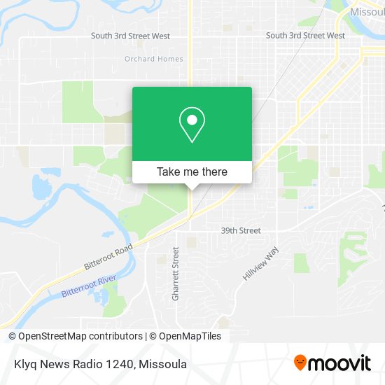 Klyq News Radio 1240 map