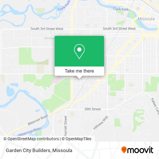 Garden City Builders map