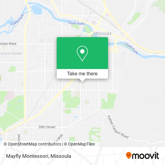 Mayfly Montessori map