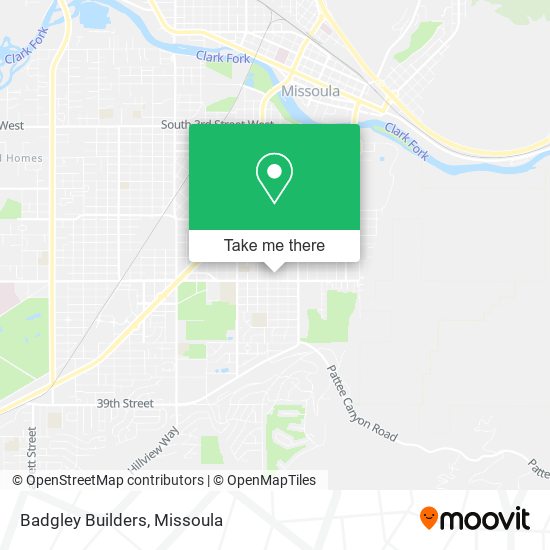 Badgley Builders map