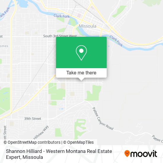 Shannon Hilliard - Western Montana Real Estate Expert map