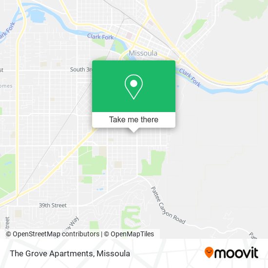 The Grove Apartments map