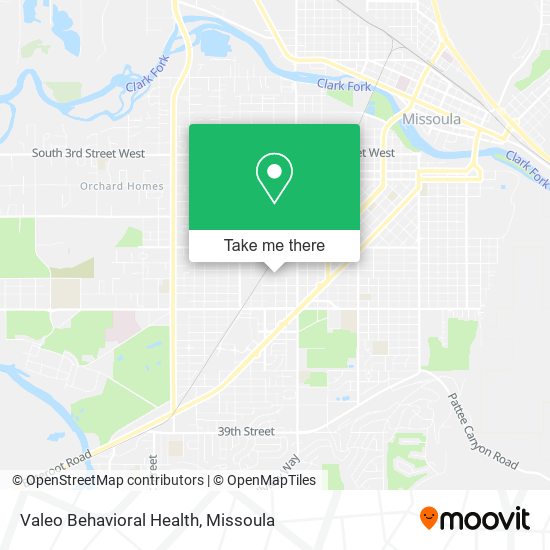 Valeo Behavioral Health map