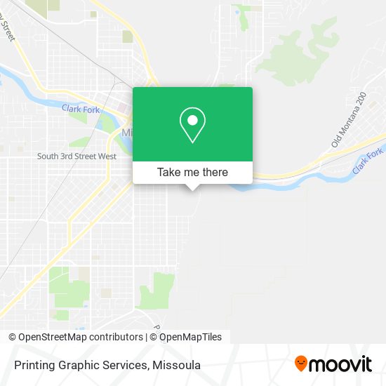 Printing Graphic Services map