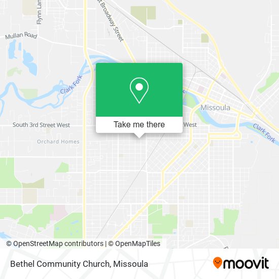 Bethel Community Church map