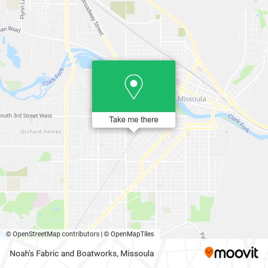 Noah's Fabric and Boatworks map