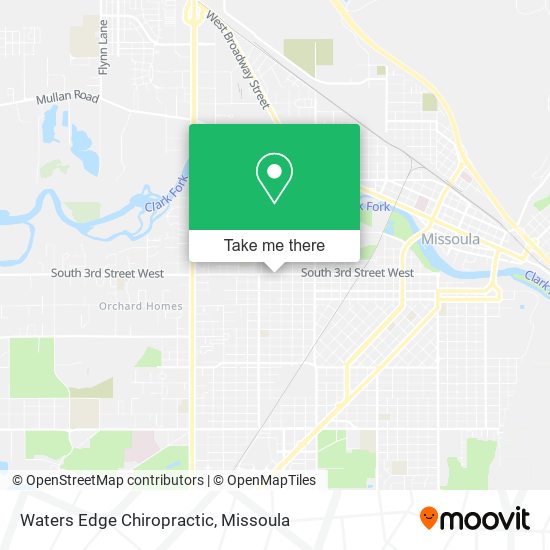 Waters Edge Chiropractic map