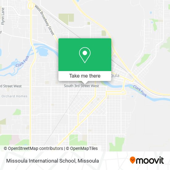 Missoula International School map