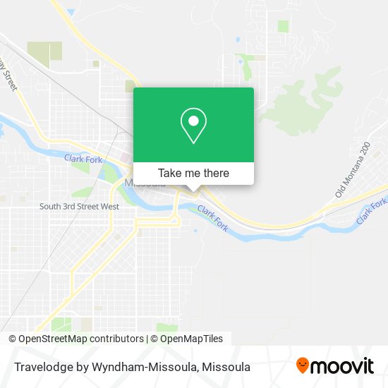 Travelodge by Wyndham-Missoula map