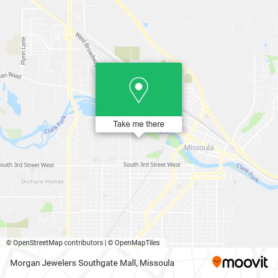 Morgan Jewelers Southgate Mall map