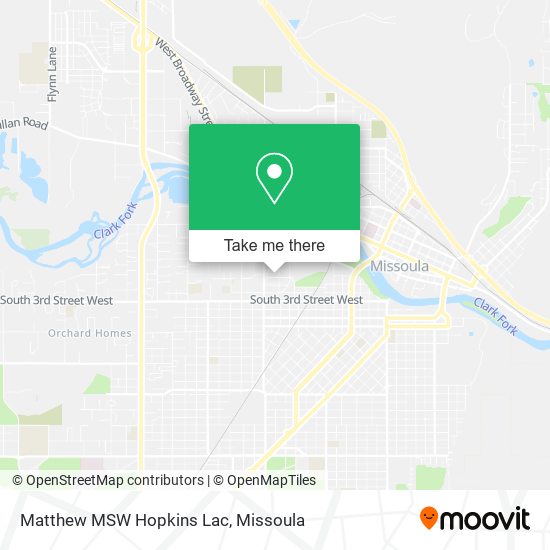 Mapa de Matthew MSW Hopkins Lac