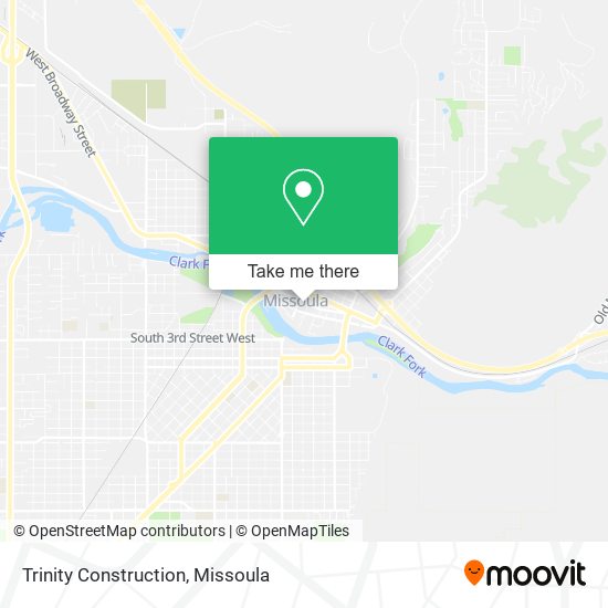 Trinity Construction map