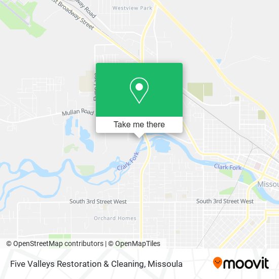 Five Valleys Restoration & Cleaning map