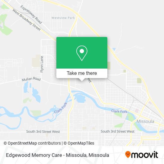 Edgewood Memory Care - Missoula map
