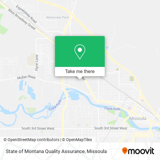 Mapa de State of Montana Quality Assurance