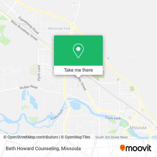 Beth Howard Counseling map