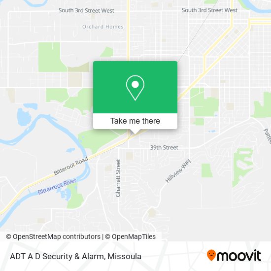 ADT A D Security & Alarm map