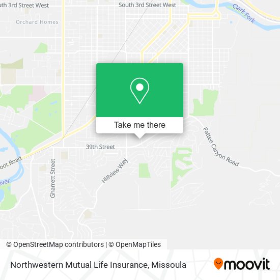 Mapa de Northwestern Mutual Life Insurance