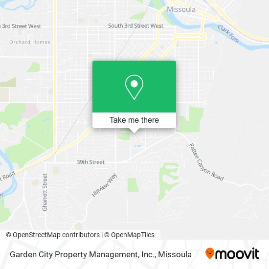 Mapa de Garden City Property Management, Inc.