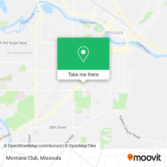 Montana Club map