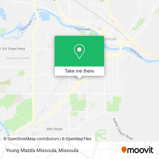 Young Mazda Missoula map