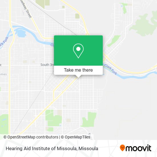 Hearing Aid Institute of Missoula map