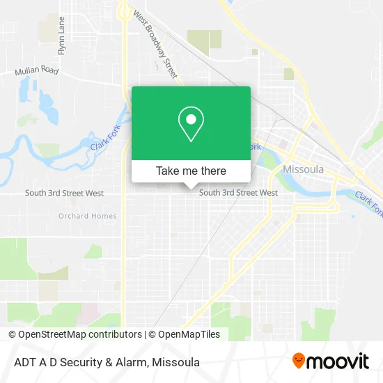 ADT A D Security & Alarm map