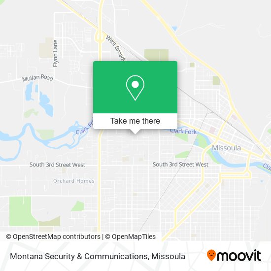 Mapa de Montana Security & Communications