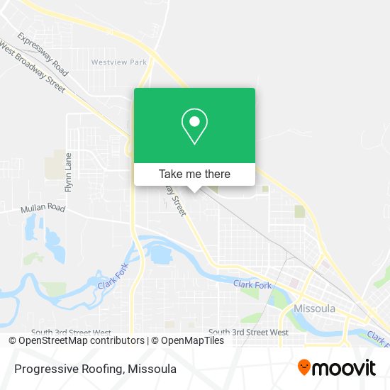 Mapa de Progressive Roofing