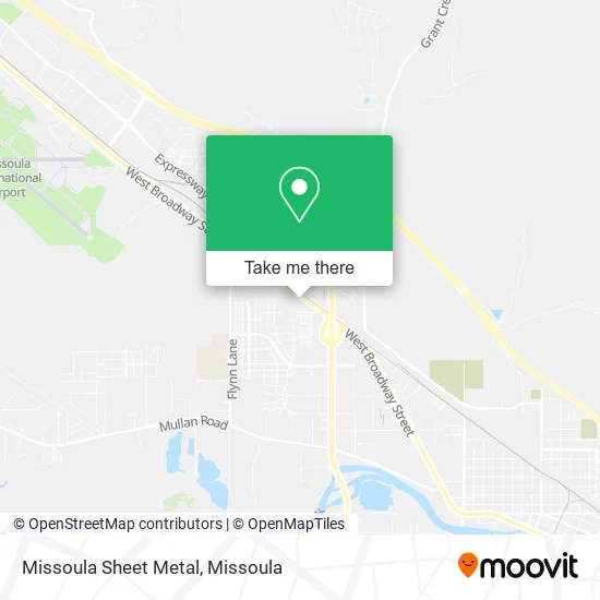 Missoula Sheet Metal map