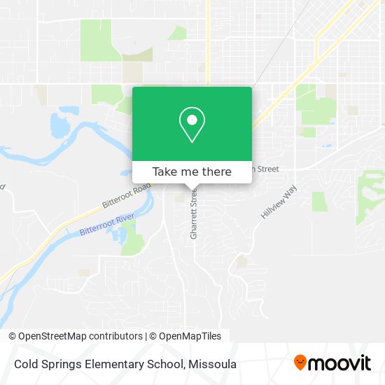 Cold Springs Elementary School map