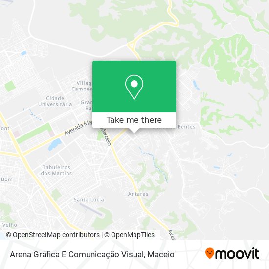 Arena Gráfica E Comunicação Visual map