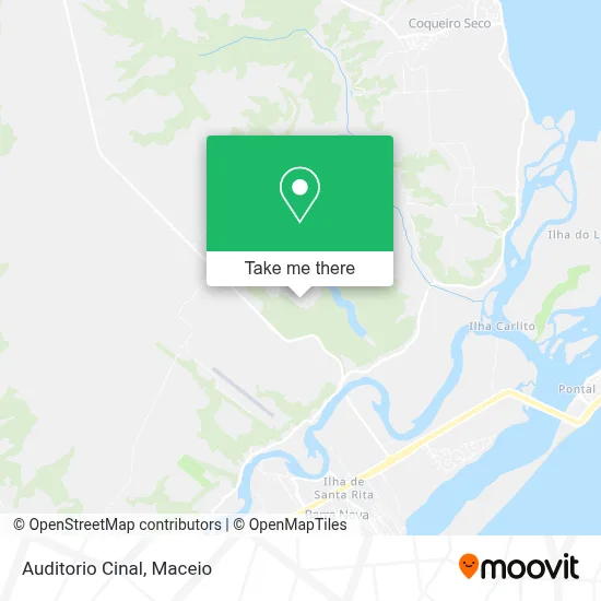 Auditorio Cinal map